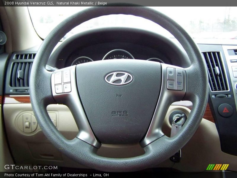 Natural Khaki Metallic / Beige 2008 Hyundai Veracruz GLS