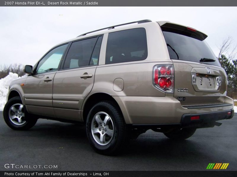 Desert Rock Metallic / Saddle 2007 Honda Pilot EX-L