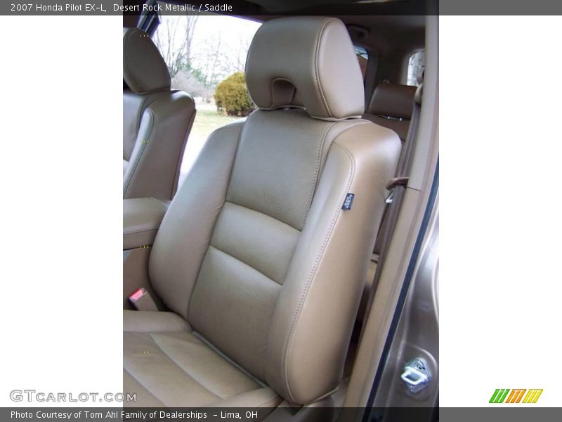 Desert Rock Metallic / Saddle 2007 Honda Pilot EX-L