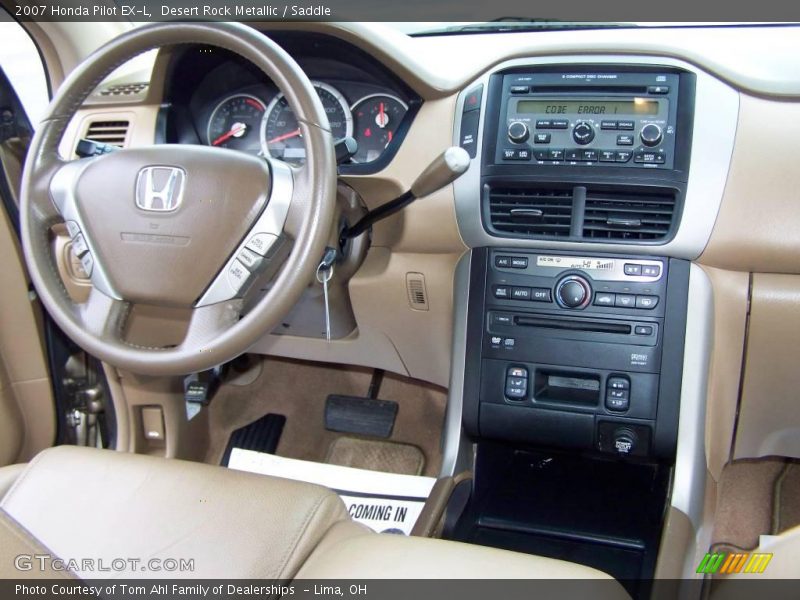 Desert Rock Metallic / Saddle 2007 Honda Pilot EX-L