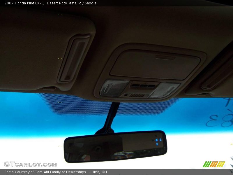 Desert Rock Metallic / Saddle 2007 Honda Pilot EX-L