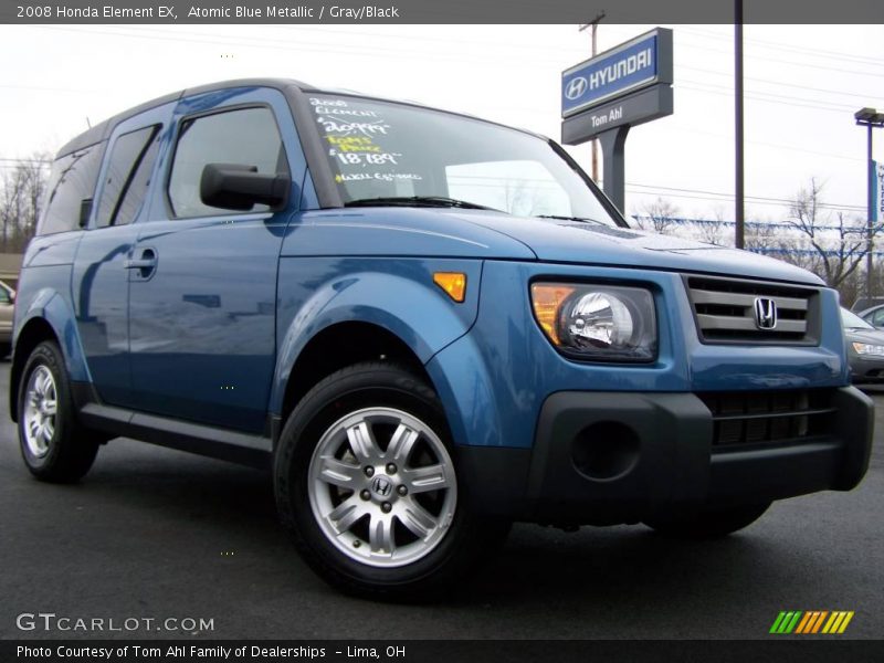 Atomic Blue Metallic / Gray/Black 2008 Honda Element EX