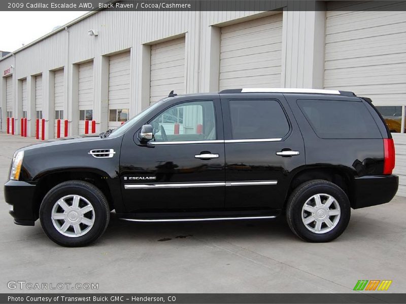 Black Raven / Cocoa/Cashmere 2009 Cadillac Escalade AWD