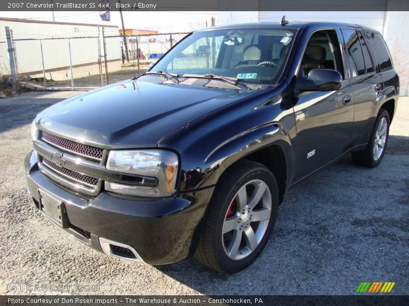 Black / Ebony 2007 Chevrolet TrailBlazer SS 4x4