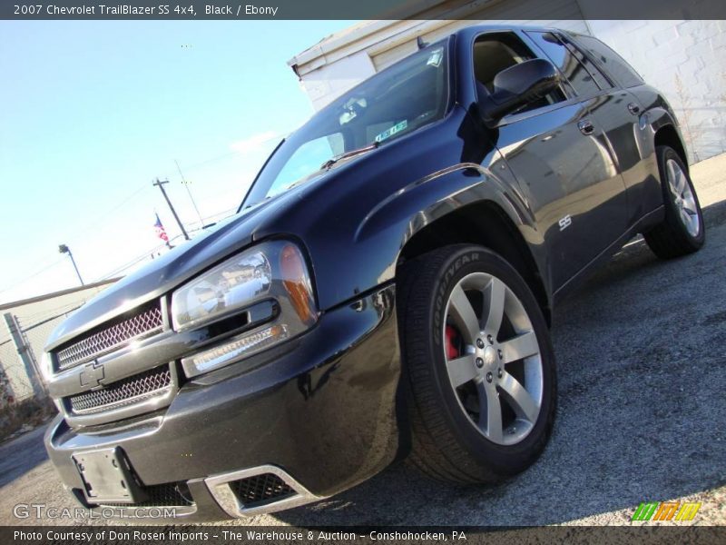Black / Ebony 2007 Chevrolet TrailBlazer SS 4x4