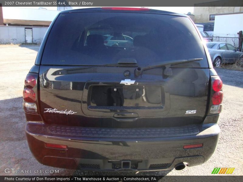 Black / Ebony 2007 Chevrolet TrailBlazer SS 4x4