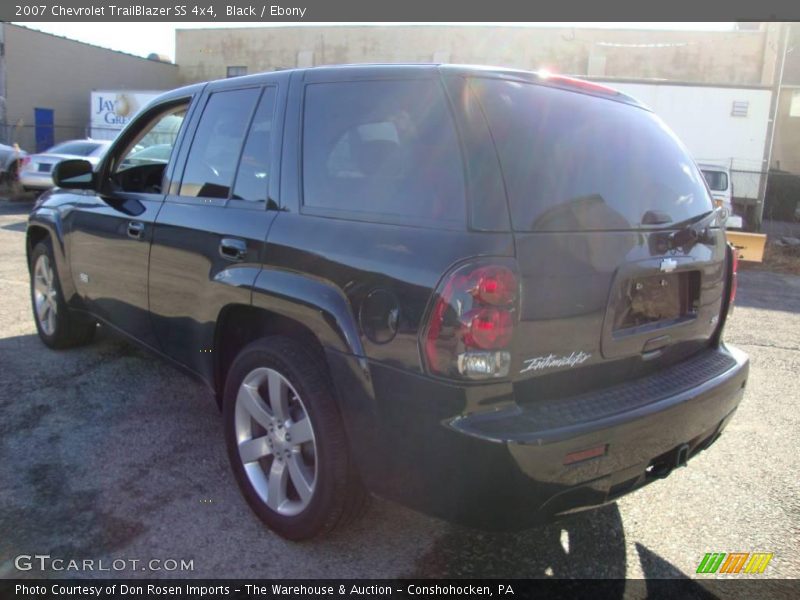 Black / Ebony 2007 Chevrolet TrailBlazer SS 4x4