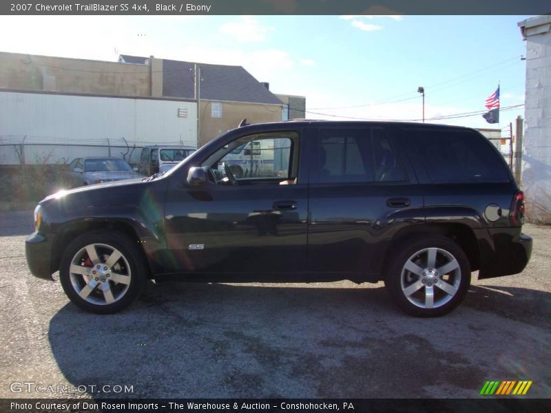 Black / Ebony 2007 Chevrolet TrailBlazer SS 4x4