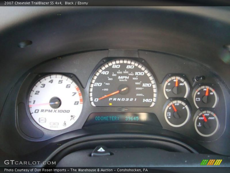 Black / Ebony 2007 Chevrolet TrailBlazer SS 4x4