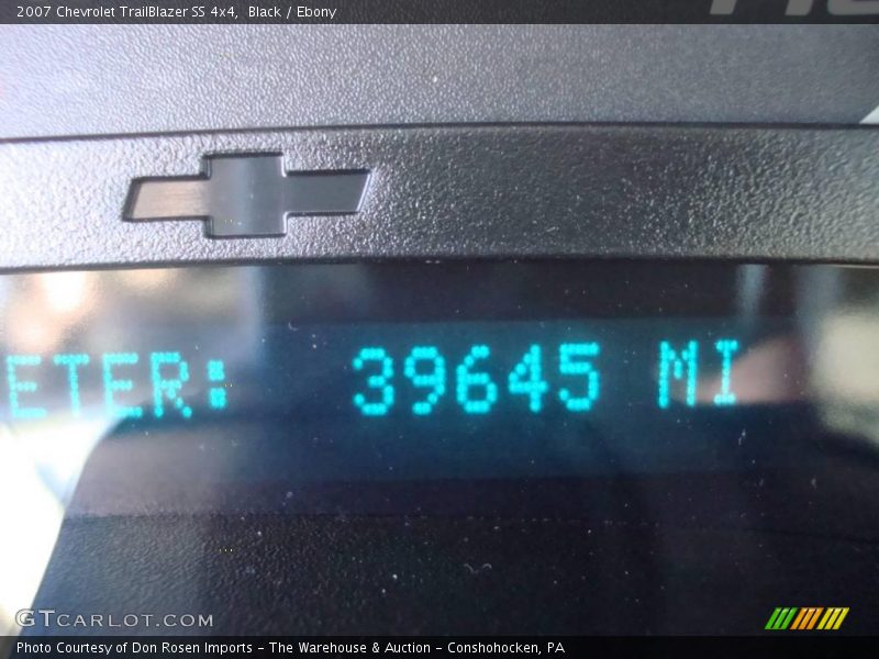 Black / Ebony 2007 Chevrolet TrailBlazer SS 4x4