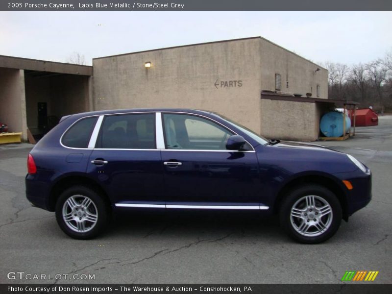 Lapis Blue Metallic / Stone/Steel Grey 2005 Porsche Cayenne