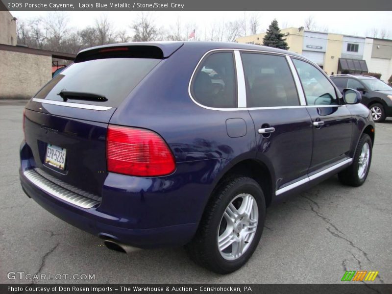 Lapis Blue Metallic / Stone/Steel Grey 2005 Porsche Cayenne