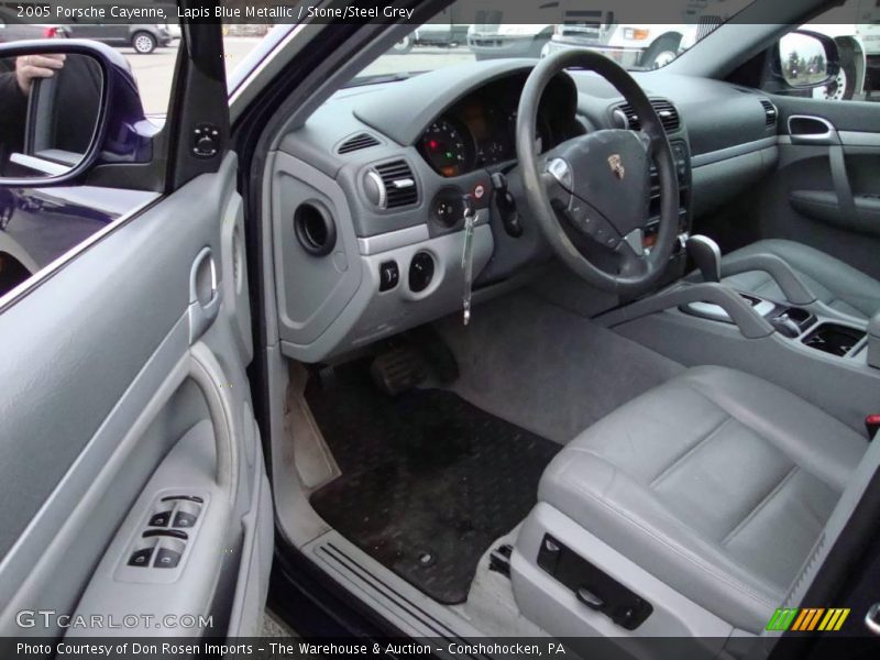 Lapis Blue Metallic / Stone/Steel Grey 2005 Porsche Cayenne