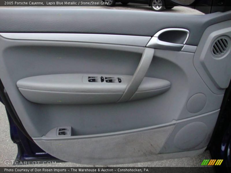 Lapis Blue Metallic / Stone/Steel Grey 2005 Porsche Cayenne