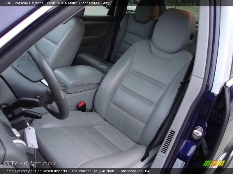 Lapis Blue Metallic / Stone/Steel Grey 2005 Porsche Cayenne
