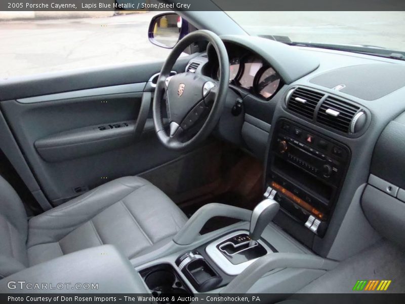 Lapis Blue Metallic / Stone/Steel Grey 2005 Porsche Cayenne