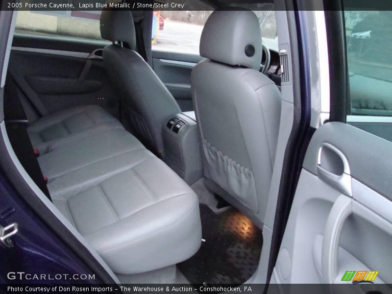Lapis Blue Metallic / Stone/Steel Grey 2005 Porsche Cayenne