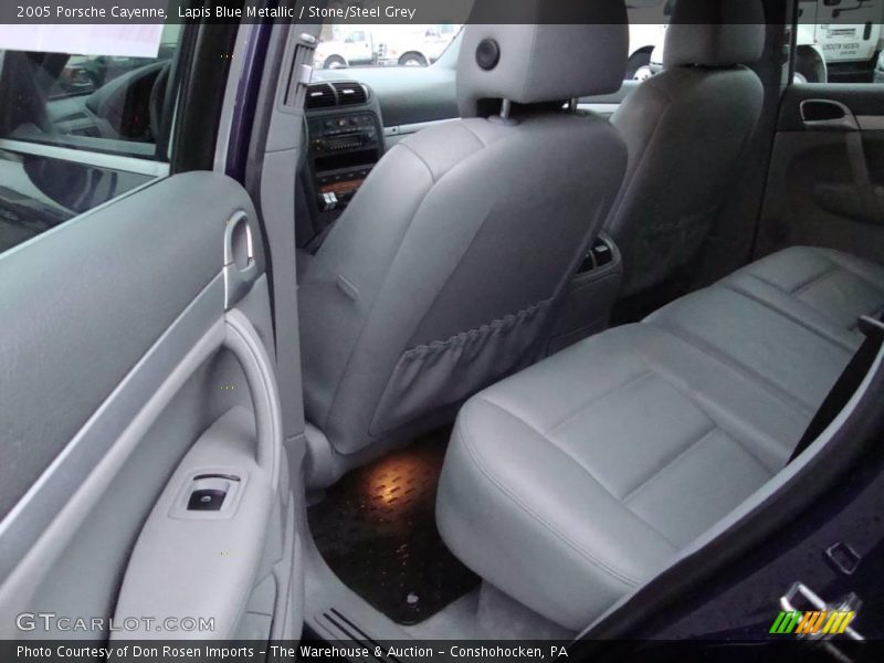 Lapis Blue Metallic / Stone/Steel Grey 2005 Porsche Cayenne