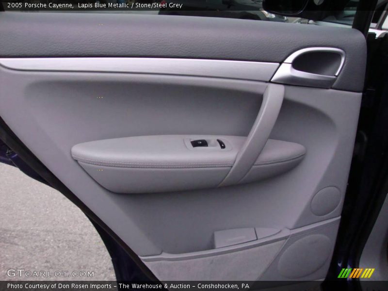 Lapis Blue Metallic / Stone/Steel Grey 2005 Porsche Cayenne