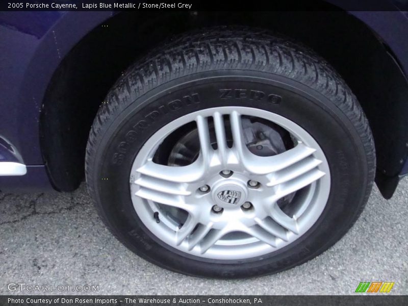 Lapis Blue Metallic / Stone/Steel Grey 2005 Porsche Cayenne