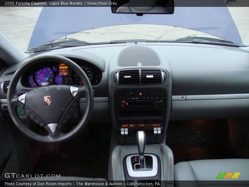 Lapis Blue Metallic / Stone/Steel Grey 2005 Porsche Cayenne