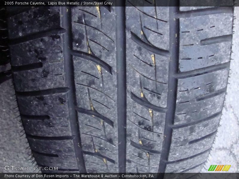 Lapis Blue Metallic / Stone/Steel Grey 2005 Porsche Cayenne