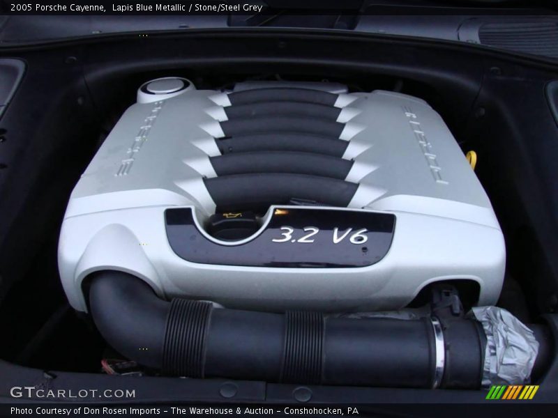 Lapis Blue Metallic / Stone/Steel Grey 2005 Porsche Cayenne