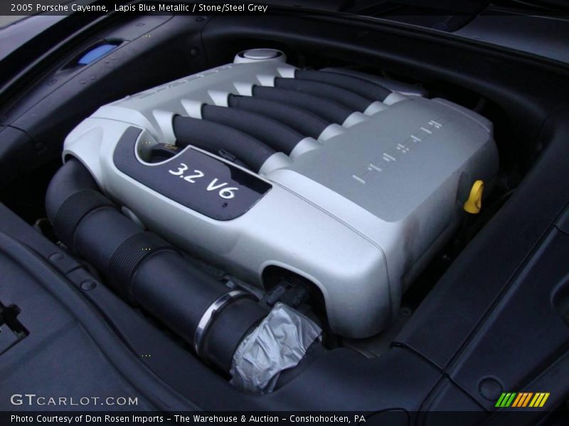 Lapis Blue Metallic / Stone/Steel Grey 2005 Porsche Cayenne