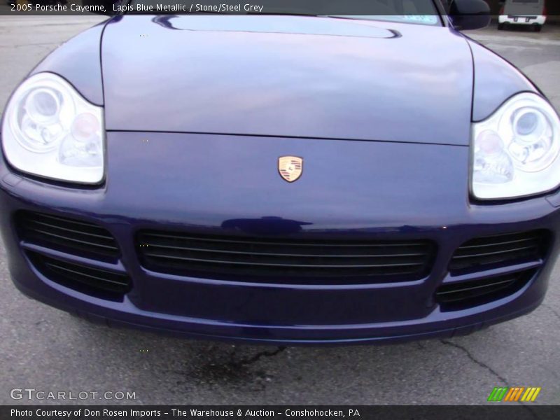 Lapis Blue Metallic / Stone/Steel Grey 2005 Porsche Cayenne