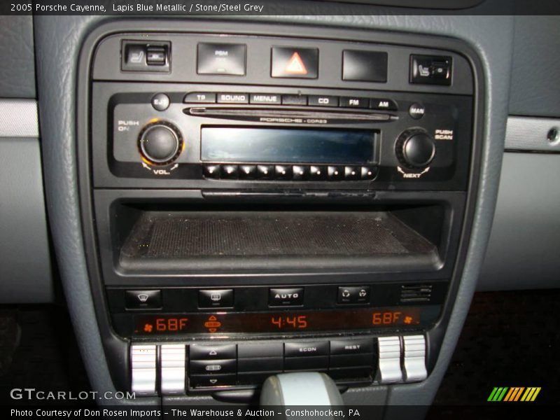 Lapis Blue Metallic / Stone/Steel Grey 2005 Porsche Cayenne