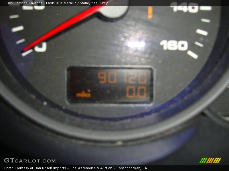 Lapis Blue Metallic / Stone/Steel Grey 2005 Porsche Cayenne