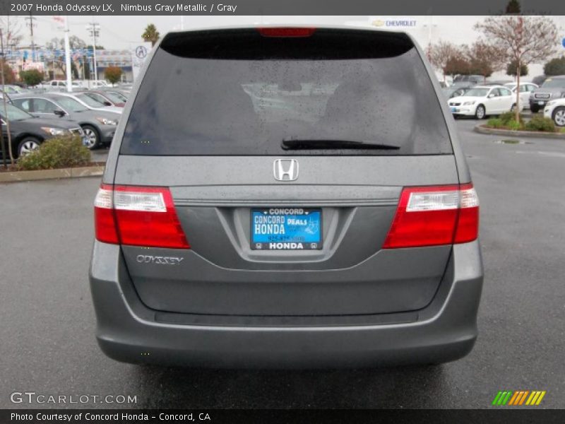 Nimbus Gray Metallic / Gray 2007 Honda Odyssey LX