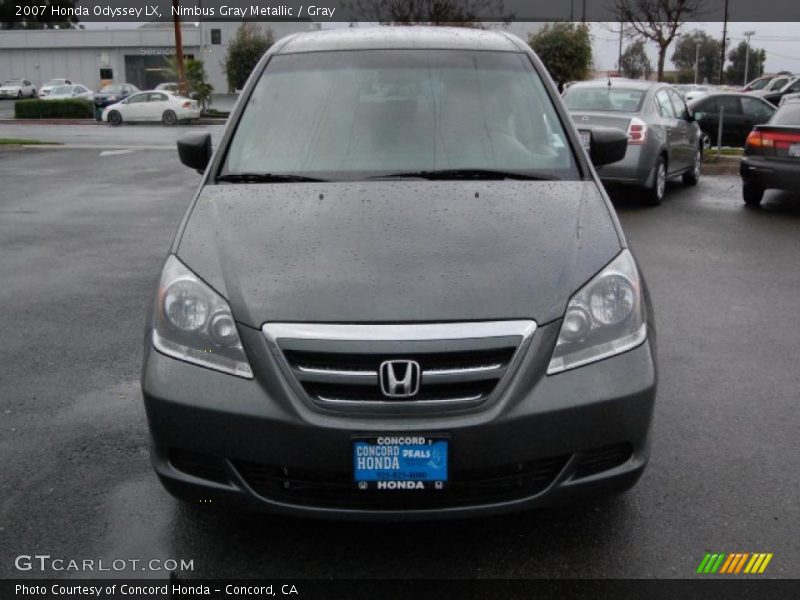 Nimbus Gray Metallic / Gray 2007 Honda Odyssey LX