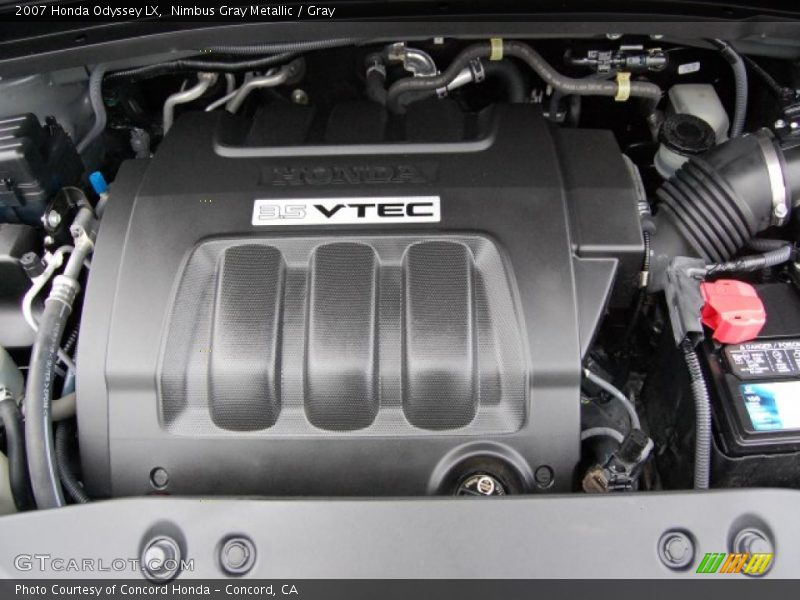 Nimbus Gray Metallic / Gray 2007 Honda Odyssey LX