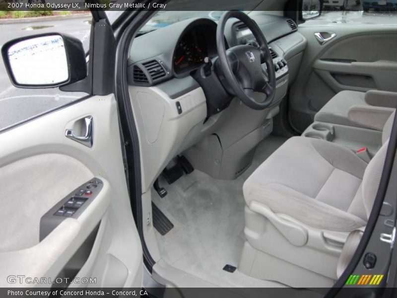 Nimbus Gray Metallic / Gray 2007 Honda Odyssey LX
