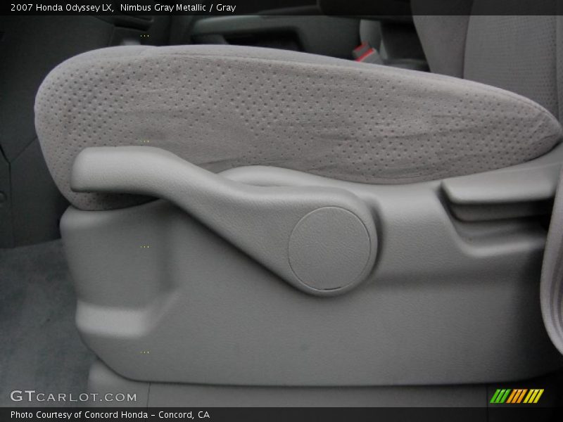 Nimbus Gray Metallic / Gray 2007 Honda Odyssey LX