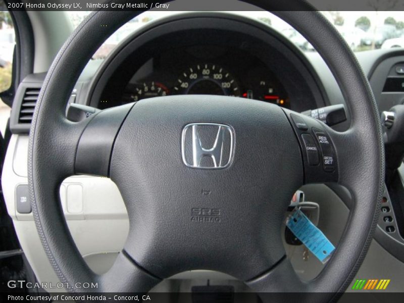 Nimbus Gray Metallic / Gray 2007 Honda Odyssey LX