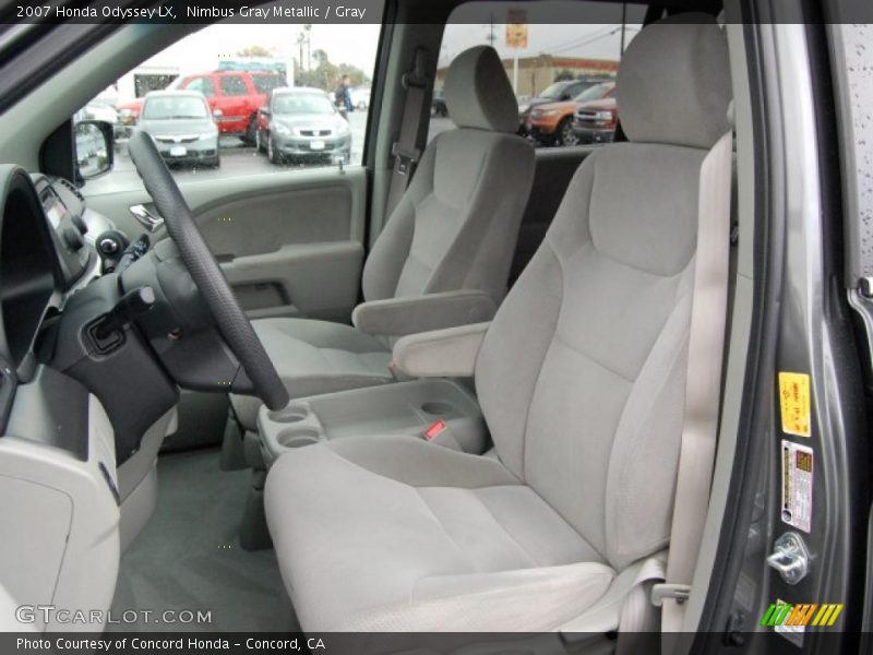 Nimbus Gray Metallic / Gray 2007 Honda Odyssey LX