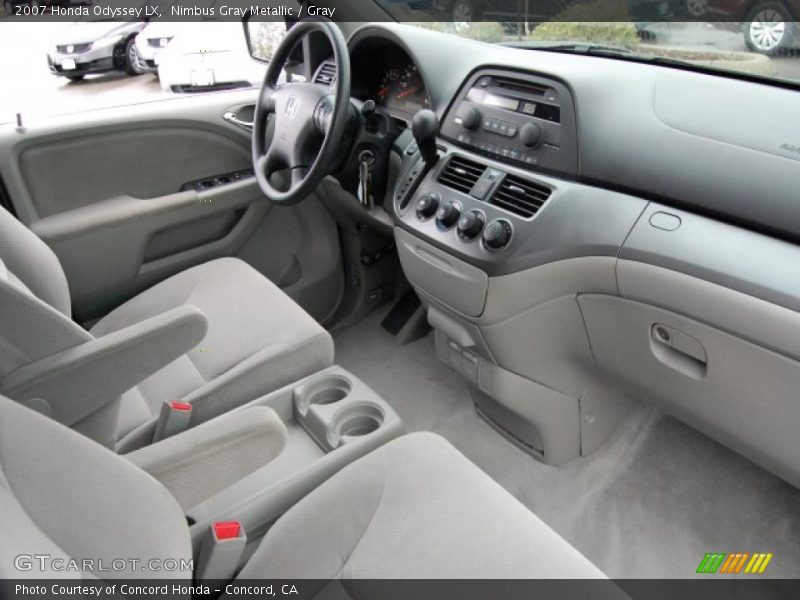 Nimbus Gray Metallic / Gray 2007 Honda Odyssey LX