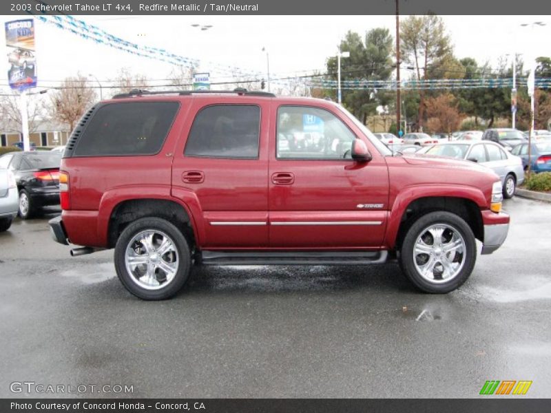 Redfire Metallic / Tan/Neutral 2003 Chevrolet Tahoe LT 4x4