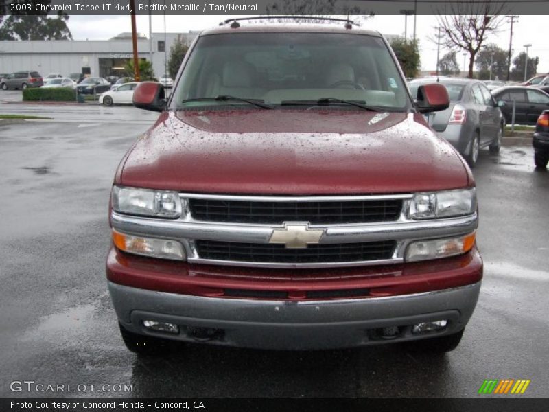 Redfire Metallic / Tan/Neutral 2003 Chevrolet Tahoe LT 4x4
