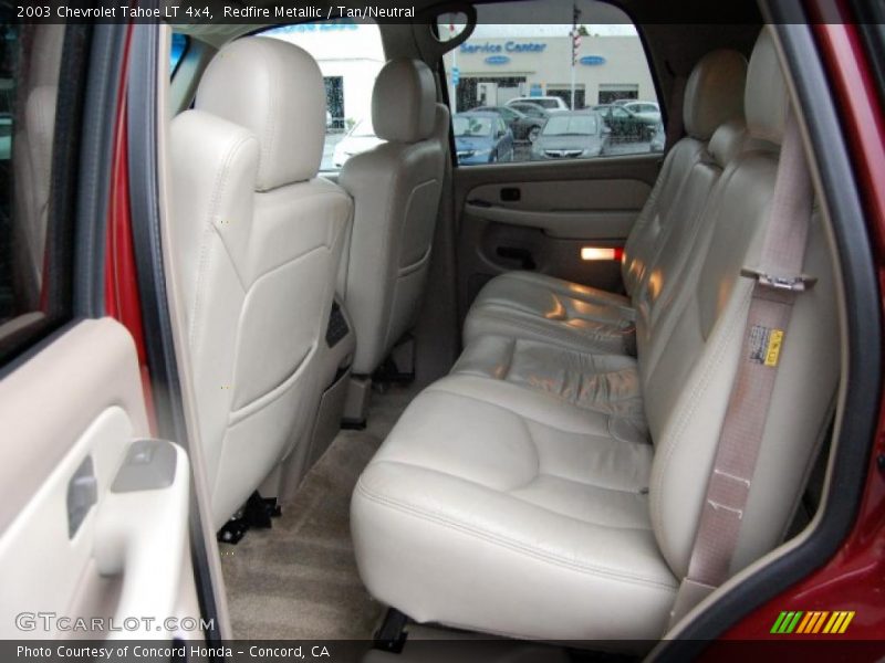 Redfire Metallic / Tan/Neutral 2003 Chevrolet Tahoe LT 4x4