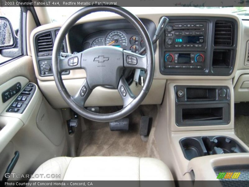 Redfire Metallic / Tan/Neutral 2003 Chevrolet Tahoe LT 4x4