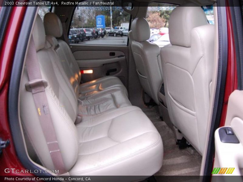 Redfire Metallic / Tan/Neutral 2003 Chevrolet Tahoe LT 4x4