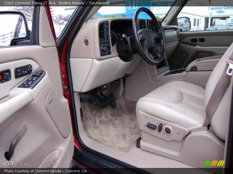 Redfire Metallic / Tan/Neutral 2003 Chevrolet Tahoe LT 4x4