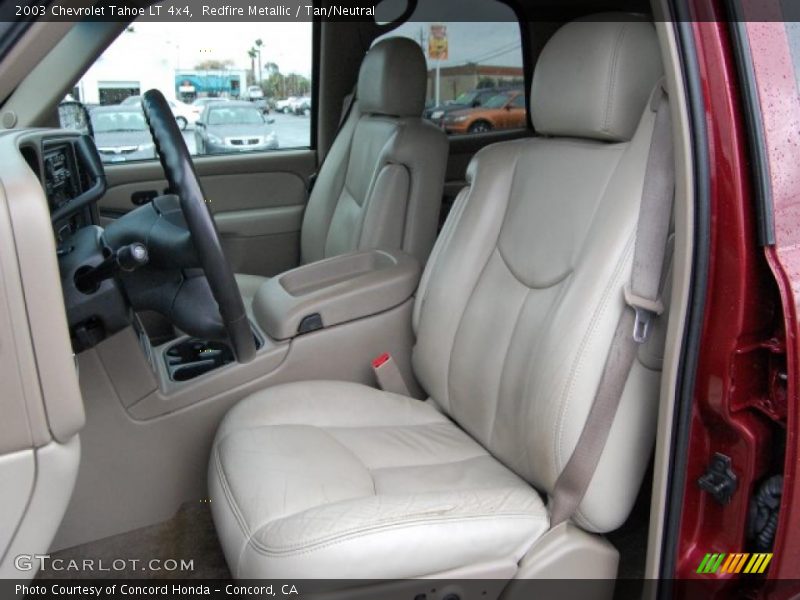 Redfire Metallic / Tan/Neutral 2003 Chevrolet Tahoe LT 4x4