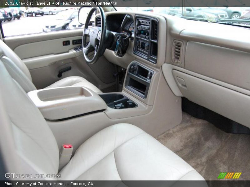 Redfire Metallic / Tan/Neutral 2003 Chevrolet Tahoe LT 4x4