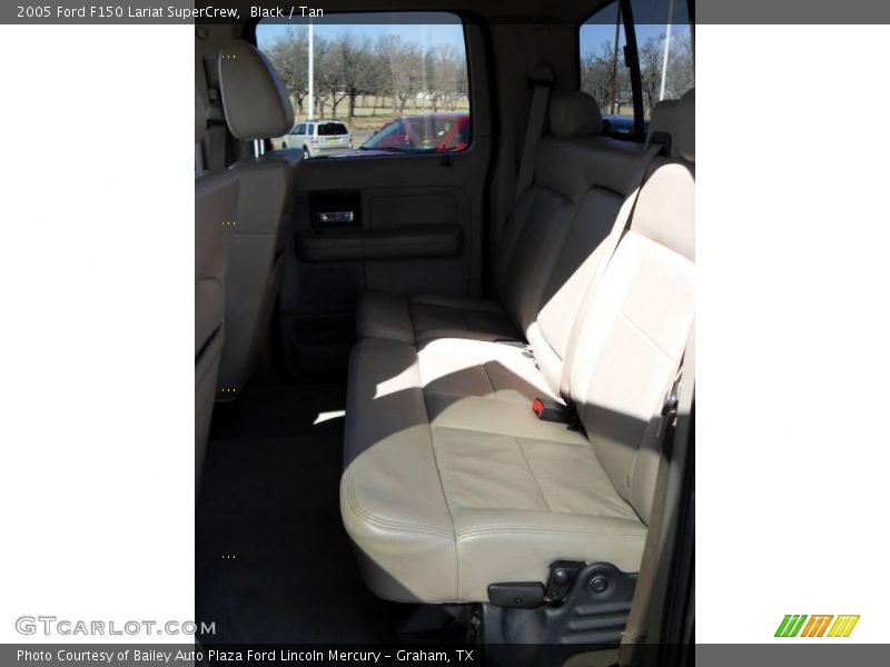 Black / Tan 2005 Ford F150 Lariat SuperCrew