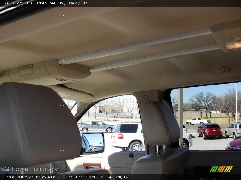 Black / Tan 2005 Ford F150 Lariat SuperCrew