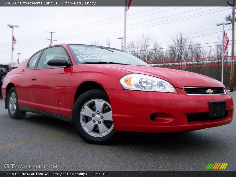 Victory Red / Ebony 2006 Chevrolet Monte Carlo LT